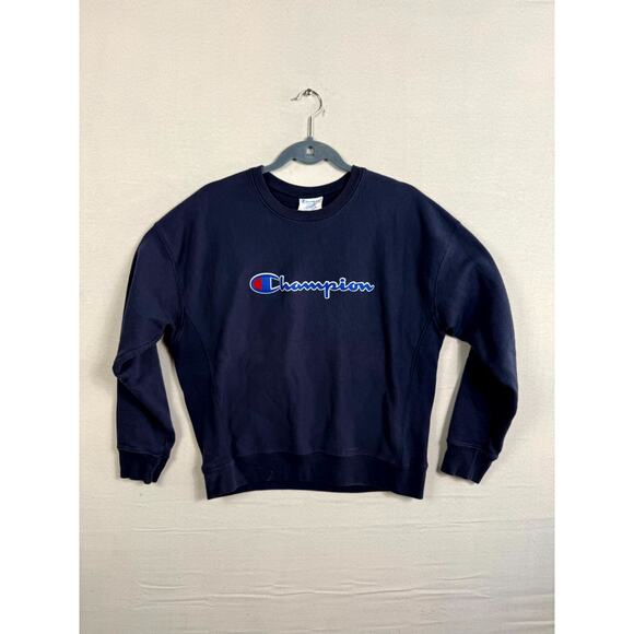 Champion Other - Champion Sweatshirt Men Large Navy Reverse Weave Long Sleeve Crew Neck Pullover